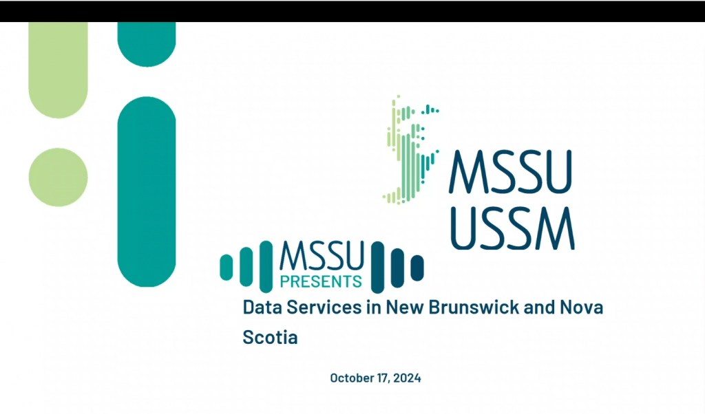 Data Services in New Brunswick and Nova Scotia